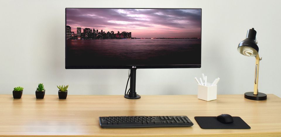 monitor ultrawide reclinable